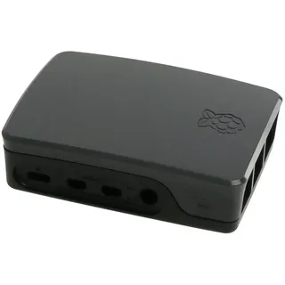 Raspberry Pi® SBC-Gehäuse Geeignet für: 4 B Schwarz