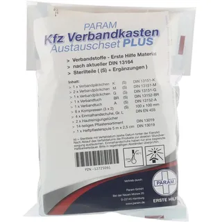 PARAM Verbandkasten Austauschset-PLUS-DIN13164-KFZ Param