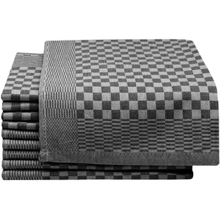 ZOLLNER Geschirrtücher,, schwarz Textil, 46x70 cm, Oeko-Tex® Standard 100, Kochen, Geschirrtücher - Schürzen, Geschirrtücher