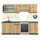 J-Shape 240 cm Goldkraft eiche/anthrazit