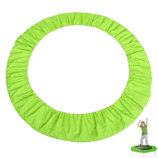 Trampolin Randabdeckung 96-120cm, Indoor Erwachsene Kinder Fitness Trampolin Umrandung, 800D Reißfest Oxford-Tuch Federabdeckung, 100% UV-beständig Trampolin Zubehör Ersatzteile,Grün,127cm(50inch)