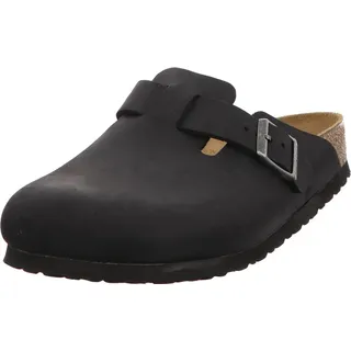 Birkenstock Boston Nubukleder geölt schwarz 41