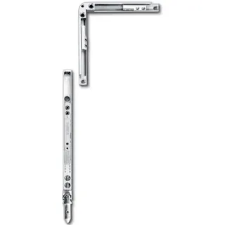 GEZE Fz 91, Vertikalmontage, mit Eckumlenkung Farbton: verzinkt