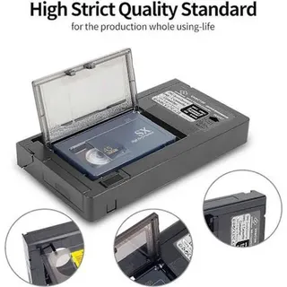 Schwarzer Vhs-c-kassettenadapter Für Rca Vhs-c- Und Svhs-camcorder. Versiegelt Und Motorisiert.