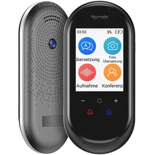 Mobiler KI-Echtzeit-Sprachübersetzer, 136 Sprachen, ChatGPT-Assistent