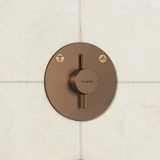 Hansgrohe DuoTurn S Duscharmatur Unterputz für 2 Verbraucher Gebürstete Bronze 75418140