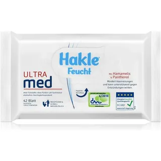 Hakle Feuchtes Toilettenpapier Ultra Med 42 Blatt