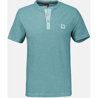 Lerros Gestreiftes Serafino-Shirt, für Herren - coastal Blue - M