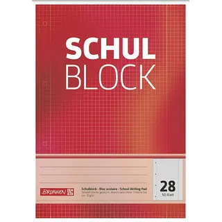 Brunnen Schulblock A4 Lineatur 28 50 Blatt