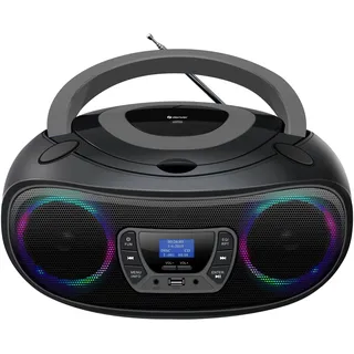 Denver TDB-212GR DAB+ Boombox mit CD-Spieler TDB-212 grau