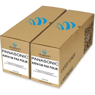 4x KXFA136X, KX-FA136X Duston Fax Folie kompatibel zu Panasonic KX-F1010 1015 1016 1110 969 KX-FM 131 210 220 260 270 280 KX-FMC 230 KX-FP 101 121 ...