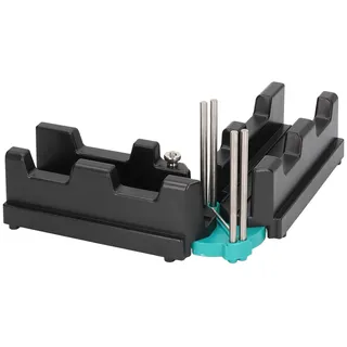 Gehrungsmess-Schneidwerkzeug, 2-in-1, Hochpräzises, Schwarzes ABS-Verschleißfestigkeitswerkzeug, Ecksägenführung