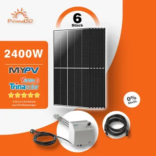 Photovoltaik zur Warmwasserbereitung | 2400W | ELWA