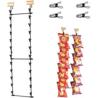 ODOXIA Kartoffelchips Display zum Hängen | Hängender Ausstellungsstand für salzige und süße Snacks | Süßigkeitenständer zum Aufhängen Chips rack hanging
