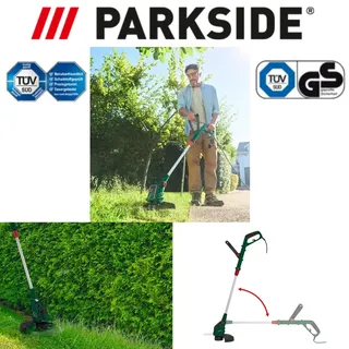 Parkside Elektro-Rasentrimmer »prt 550 B6«, 550 w, mit Teleskop-Führungsholm - Parkside