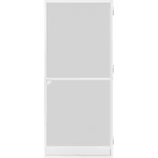 Fliegenschutz-Tür PREMIUM 100 x 215 cm weiß/weiß kürzbar