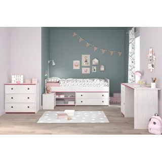 Parisot Kinderzimmer-Set 4-tlg. "Smoozy 37" Weiß
