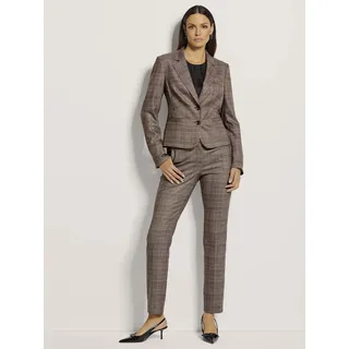 Madeleine Blazer kariert Braun 48