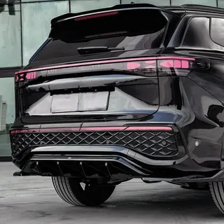 Oneway Heckdiffusor kompatibel mit Volkswagen Tayron (R41) 2024- - Schwarz glänzend