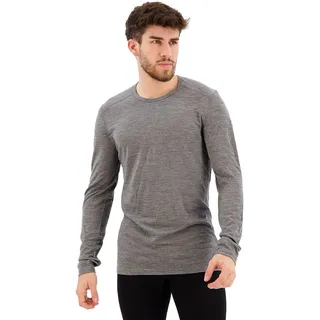 200 Oasis Merino Langarm-baselayer - Gritstone Heather - M