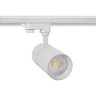 efectoLED LEDKIA LIGHTING 3-Phasenstromschiene LED-Strahler 30W Dimmbar cct Wählbar Mallet Weiß