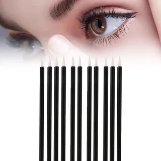 150 Stück Eyeliner Pinsel, Eyeliner Tool, Eyeliner Applikator, Einweg Make up Pinsel Weiche Nützliche Bürste für Augen und Lippen Eyeline Lippenstift Applikator Perfekte Kosmetik Bürste Set
