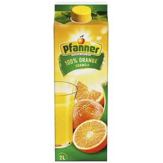 Pfanner Tee, Pfanner Orangensaft 100% aus Orangensaftkonzentrat Packung 2000ml