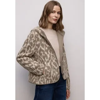 STREET ONE Damen Kuschelige Hoodie Jacke - 40