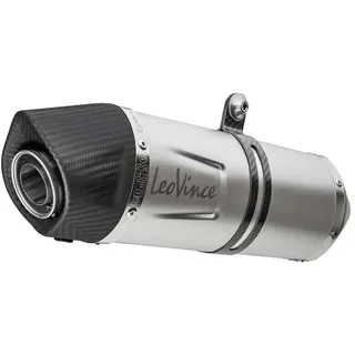Leovince Lv One Evo Ktm Duke 125 Abs 21-23/duke 390 Abs 21-23 Homologierter Schalldämpfer - Black / Silver - Homologated
