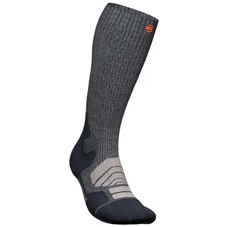 Bauerfeind Sports Outdoor Merino Kompressionssocken Herren lava grey S 38-41