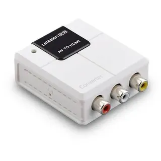 Ugreen Konverter von Analog-zu-Digital Audio-Video-Signal RCA - HDMI Weiß (40225)