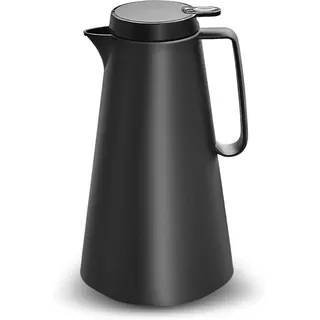 Karaca Thermoglass Lina Thermoskanne 1L Teekanne Isolierkanne Glas 12h Heiß