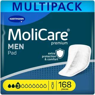 Hartmann MEN Pad 3 Tropfen 168 St.