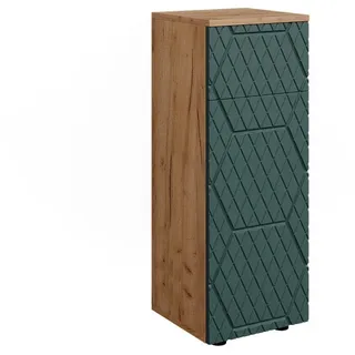 Vicco Midischrank Irma 30 x 81 cm 1 Schublade, 2 Fächer Badezimmer