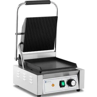 Royal Catering Kontaktgrill geriffelt - glatt 1800 W