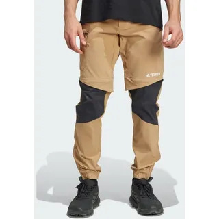 adidas Herren Hose TERREX Utilitas Hiking Zip-Off, CARDBO, S