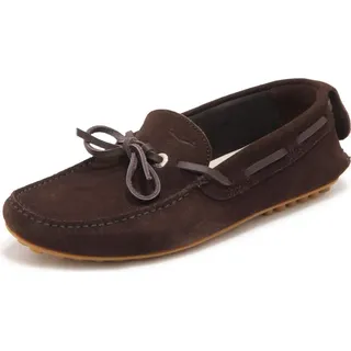 N6202 Mocassino Uomo Voile Blanche Man Suede Loafer - Braun - 41