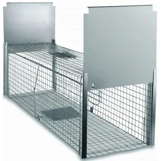 LEBENDFALLE, FALLE FÜR MARDER, FÜCHSE, KATZEN, NERZE, WIESEL, 102 × 26 × 26 cm