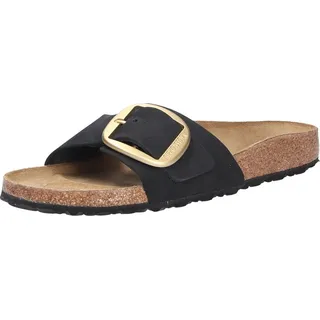 Birkenstock Madrid Big Buckle Nubukleder schwarz 38