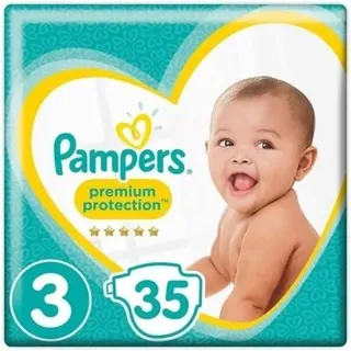 1x PAMPERS New Baby Gr. 3 midi 4-9kg Sparpack 35 St