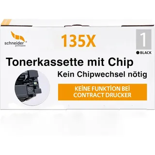 Schneider Printware ( MIT CHIP Aktualisiert) Toner kompatibel für HP 135X W1350X für HP Laserjet MFP M234dw M234dwn M234sdw M234sdn M209dwn M209dw