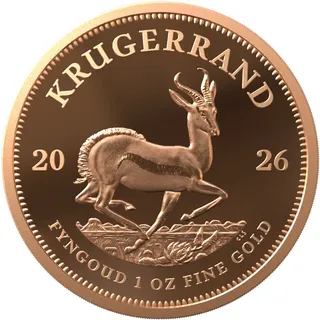 1 Unze Gold Krügerrand 2026 PP kaufen | Südafrika