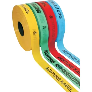 Kelmaplast Trassen-Warnband 250 m Gelb