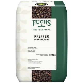 FUCHS Pfeffer schwarz ganz Gewürz, 1,0 kg
