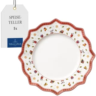 Villeroy & Boch Toy's Delight Speiseteller 29 cm weiß/rot