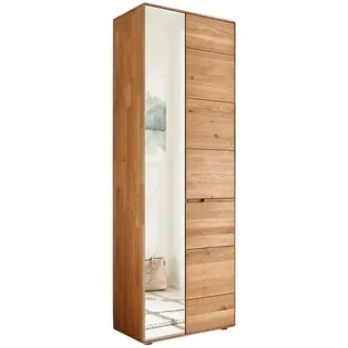 G + K KM-0663 Garderobenschrank 70 x 40 x 205 cm Braun