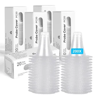 ACWOO 200er Set für Braun Fieberthermometer Schutzkappen, Fieberthermometer Ohr Schutzhüll, Ersatzschutzkappen, für alle Braun Thermoscan Ohrthermometer und andere Arten von digitalen Thermometern