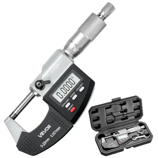 Vevor Mikrometer Digitale Bügelmessschraube 0–25,4 mm