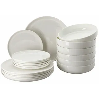 Rosenthal Teller-Set 18-tlg. 6 Personen Weiß