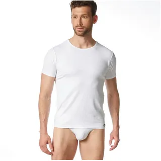 Bruno Banani Herren T-Shirt weiß Mikrofaser/Funktion unifarben, weiß, NOS